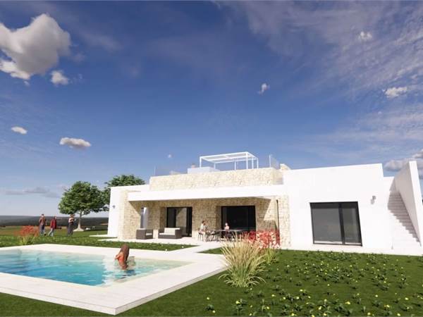 Villa and Pool with sea view, to be realized.