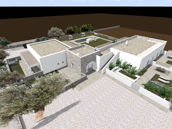 Terreno con antico casolare e progetto approvato